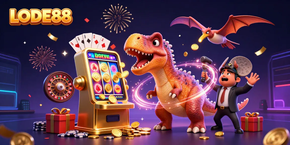 LODE88 unleashes excitement with a pachycephalosaurus winning jackpot coins.