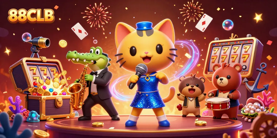 Experience thrilling gameplay at 88CLB with vibrant characters and dynamic casino action.