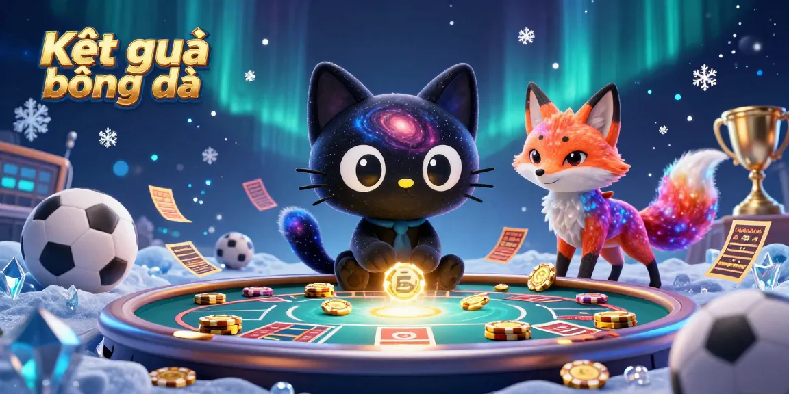 Experience Kết quả bóng đá through interactive betting with a cat and fox in a dynamic casino setting.