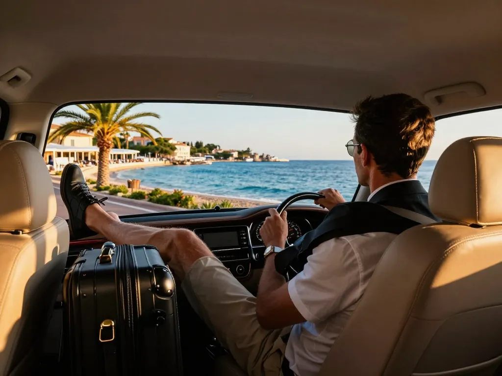 Les taxis de Saint-Tropez offrent une expérience de voyage luxueuse avec des vues côtières à couper le souffle.