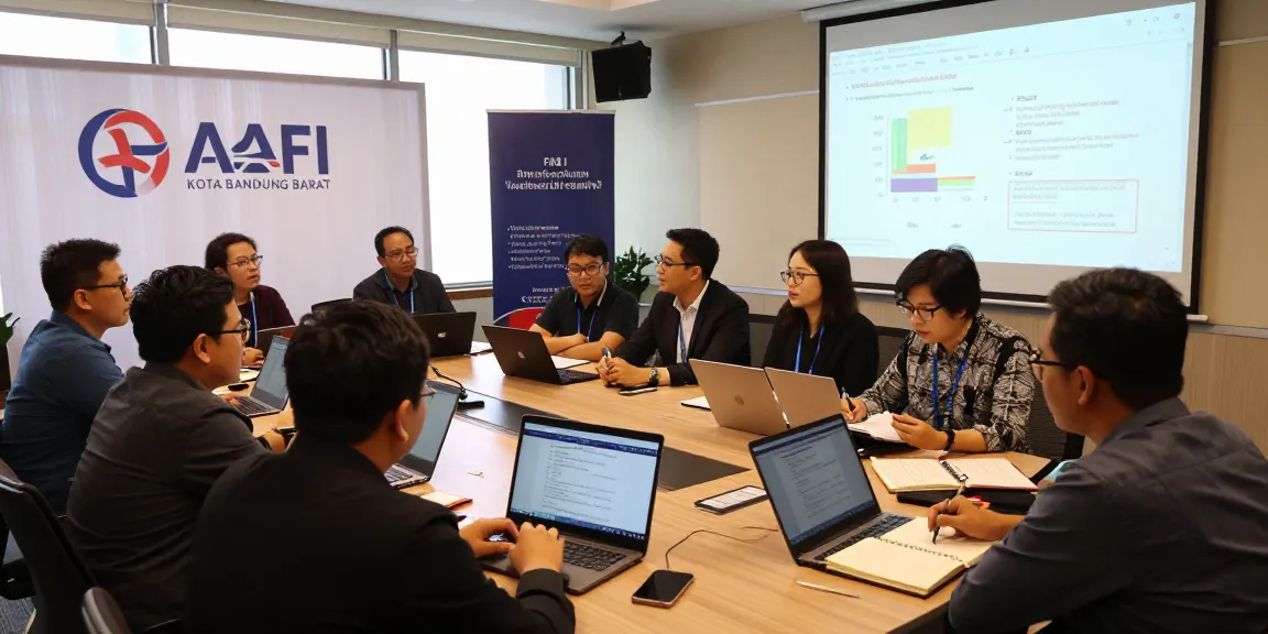 Acara seminar AAFI KOTA BANDUNG BARAT dengan diskusi tentang praktik audit forensik yang efektif.