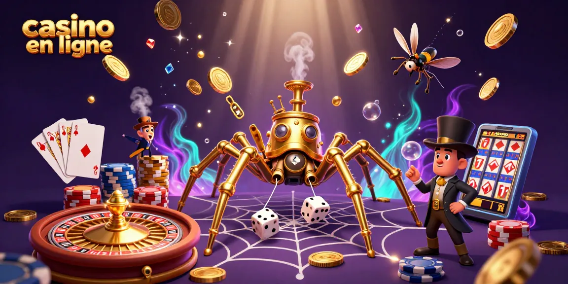 Jeux captivants au casino en ligne avec des éléments de jackpot et des scènes dynamiques.