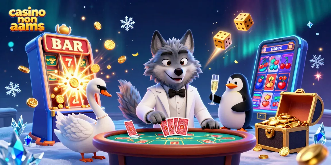 Giocare nei casino non AAMS con il lupo elegante e l'acquila mentre esplodono premi in oro.