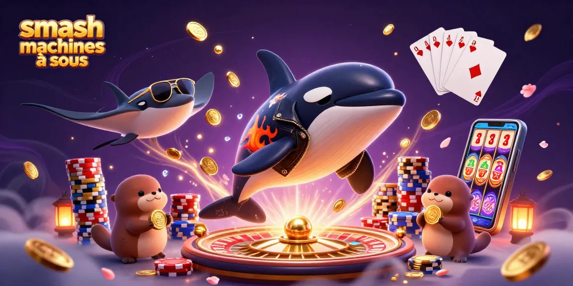 Découvrez les machines à sous Smash Casino, l'univers des jackpots et des gains !