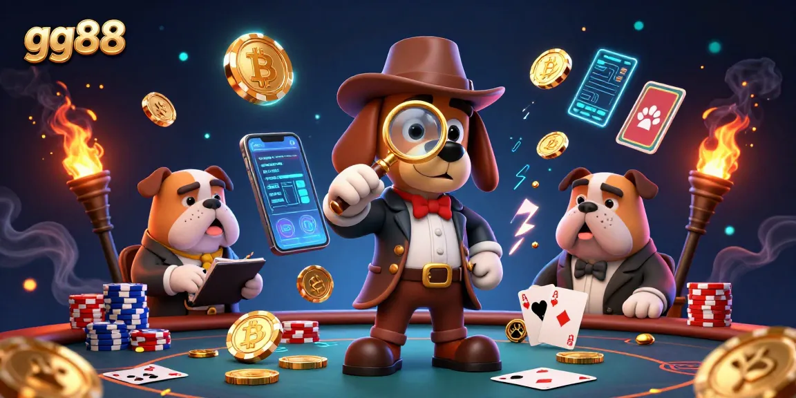 Experience thrilling poker action with gg88 at a bustling casino scene filled with clues