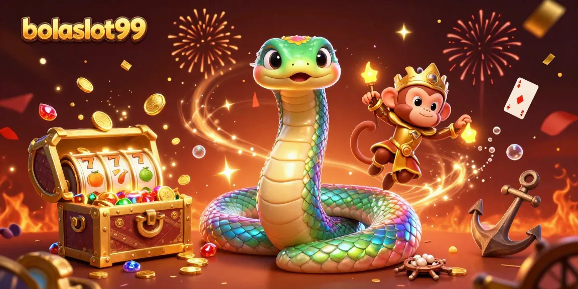 Experience the thrill of bolaslot99 with vibrant 3D imagery featuring exciting casino elements.