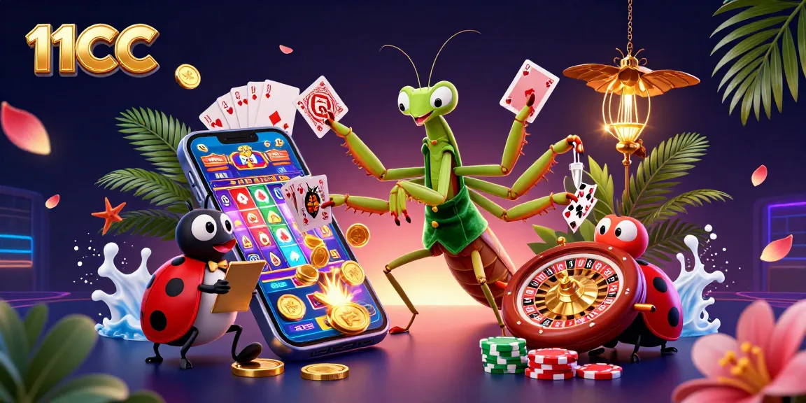 Experience thrilling gameplay at 11CC with vibrant characters and dynamic casino action.