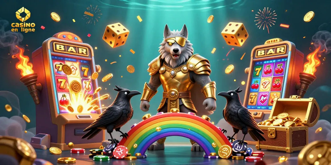 Profitez du casino en ligne avec des personnages mythologiques dans un décor de machines à sous