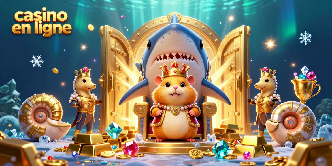 Découvrez le monde captivant du casino en ligne avec cette illustration dynamique remplie de trésors et de personnages fantastiques.