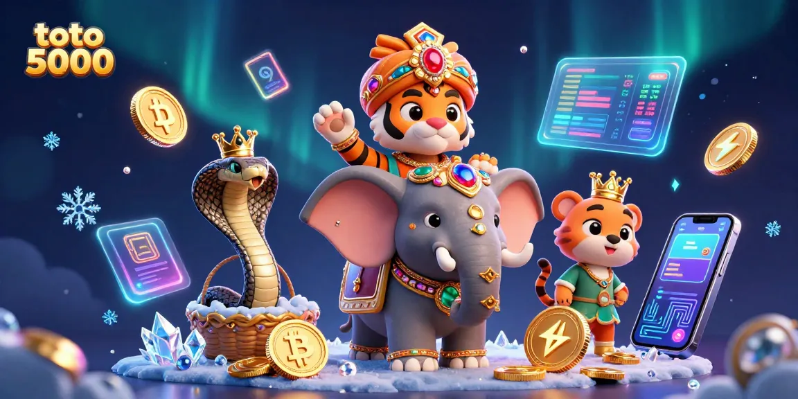 Engage with toto 5000 through captivating scenes of a maharaja and wealth symbols.