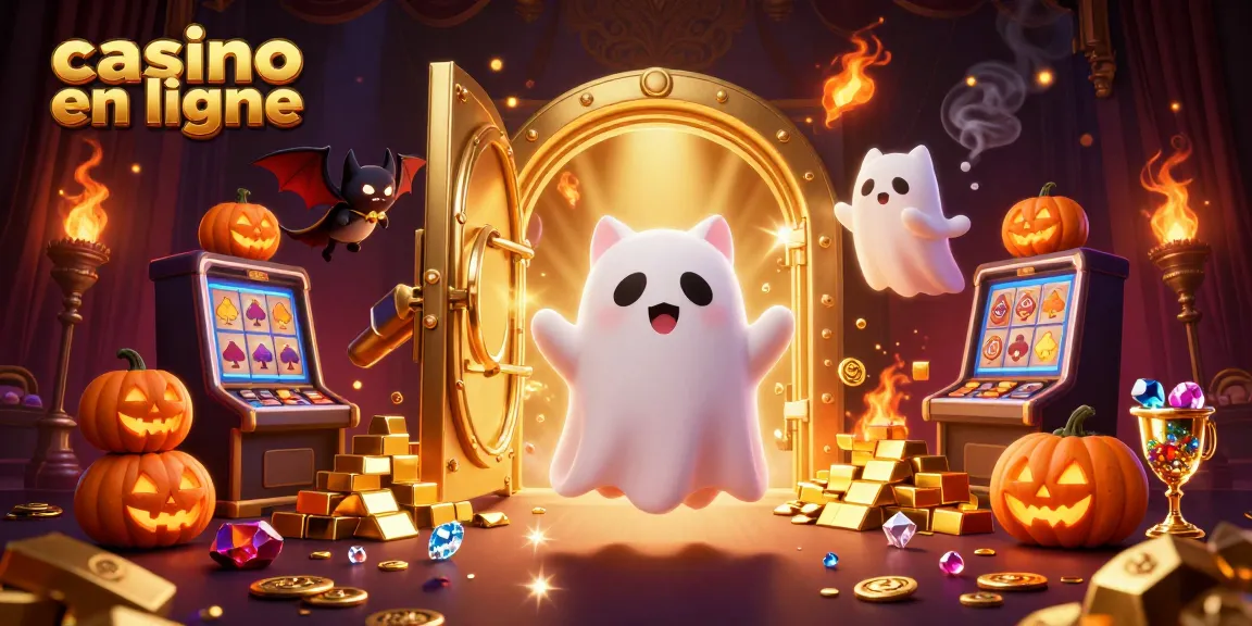 Jouez à casino en ligne avec un chat fantôme et des éléments de jeu captivants.