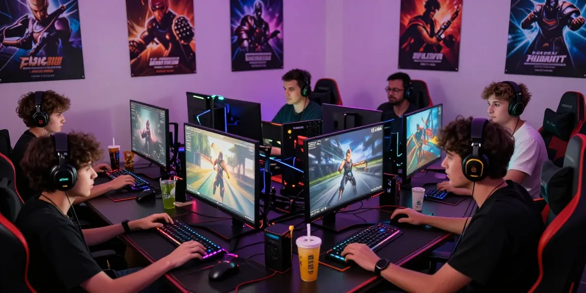 Pengalaman bermain game tanpa lag dengan GOKIL33 di https://www.acdctees.com, suasana gamers bersama teknologi modern.