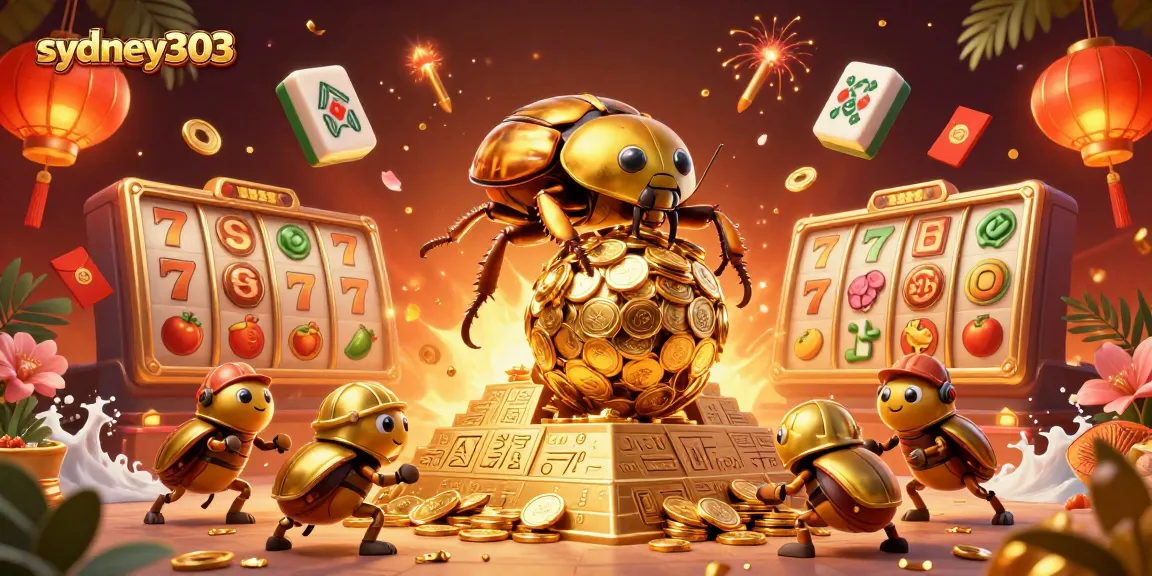 sydney303 mempromosikan pengalaman bermain slot yang mengasyikkan dengan ilustrasi kartun 3D yang penuh warna.