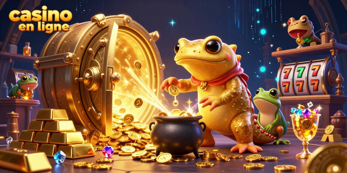 Explorez le casino en ligne avec un alchimiste et des personnages 3D en pleine transmutation d'or.