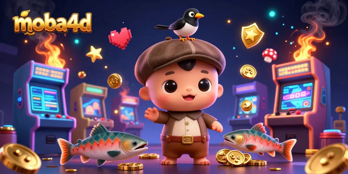 Engage with moba4d's vibrant casino world featuring 3D characters and dynamic gaming elements.