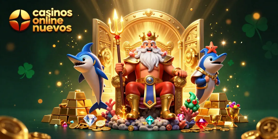 Casinos online nuevos con trono de tesoros y un rey de los mares. Juega y gana hoy.