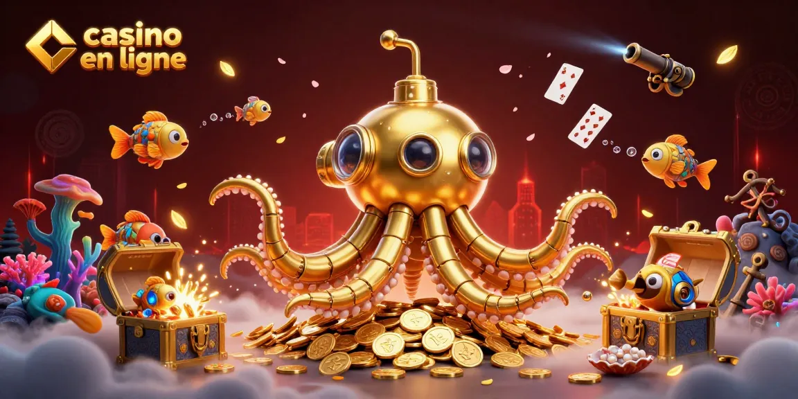 Vivez l'expérience de jeux de casino en ligne dans un monde sous-marin fascinant rempli de trésors.