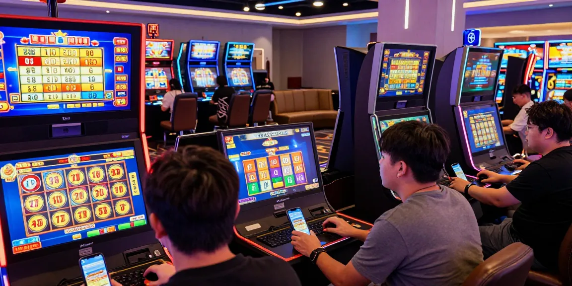 Engaging players enjoying games at tempototo's vibrant online gambling platform, showcasing excitement and accessibility.