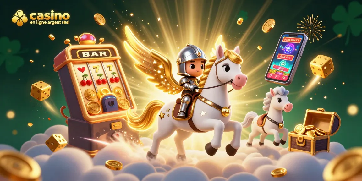 Gagnez aux jeux dans le casino en ligne argent réel avec une scène dynamique pleine d'action.