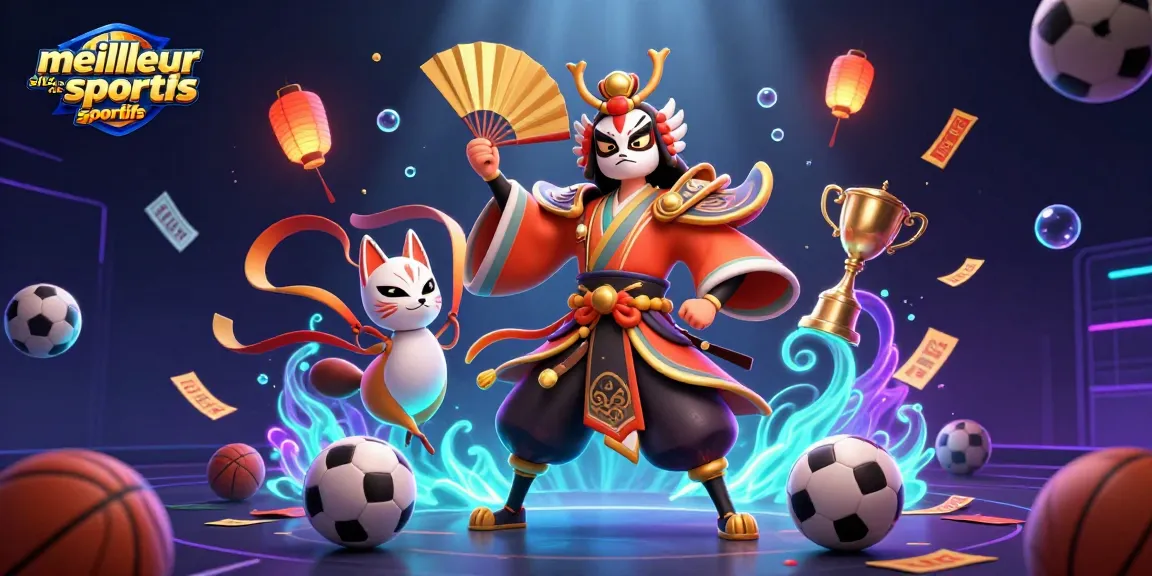 Scénario captivant pour le meilleur site de paris sportifs avec des personnages ethnologiques et des éléments de paris animés.