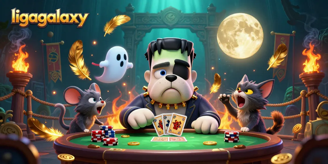 ligagalaxy menghidupkan suasana kasino dengan monster bulldog yang unik dan kucing werewolf yang menggigit!