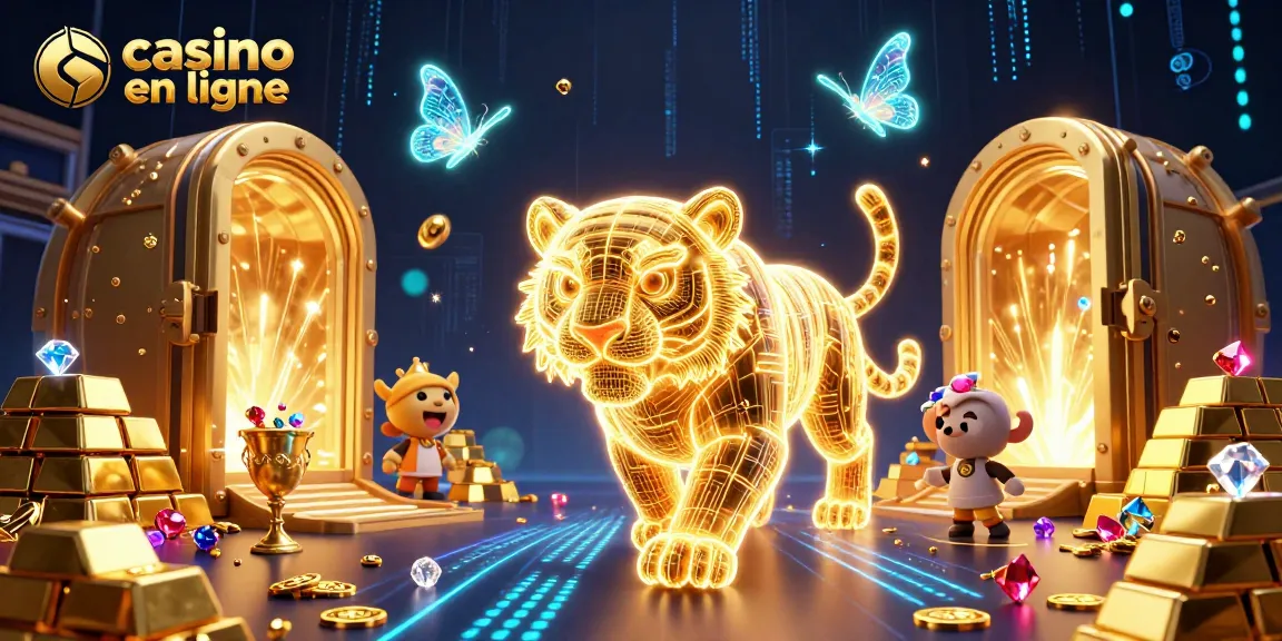 Vivez l'expérience de casino en ligne avec notre illustration dynamique captivante.