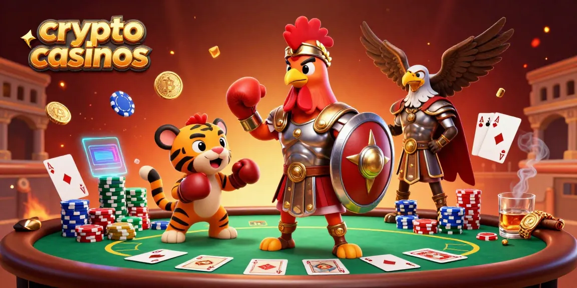 Les crypto casinos offrent des jeux passionnants avec des illustrations colorées et modernes.