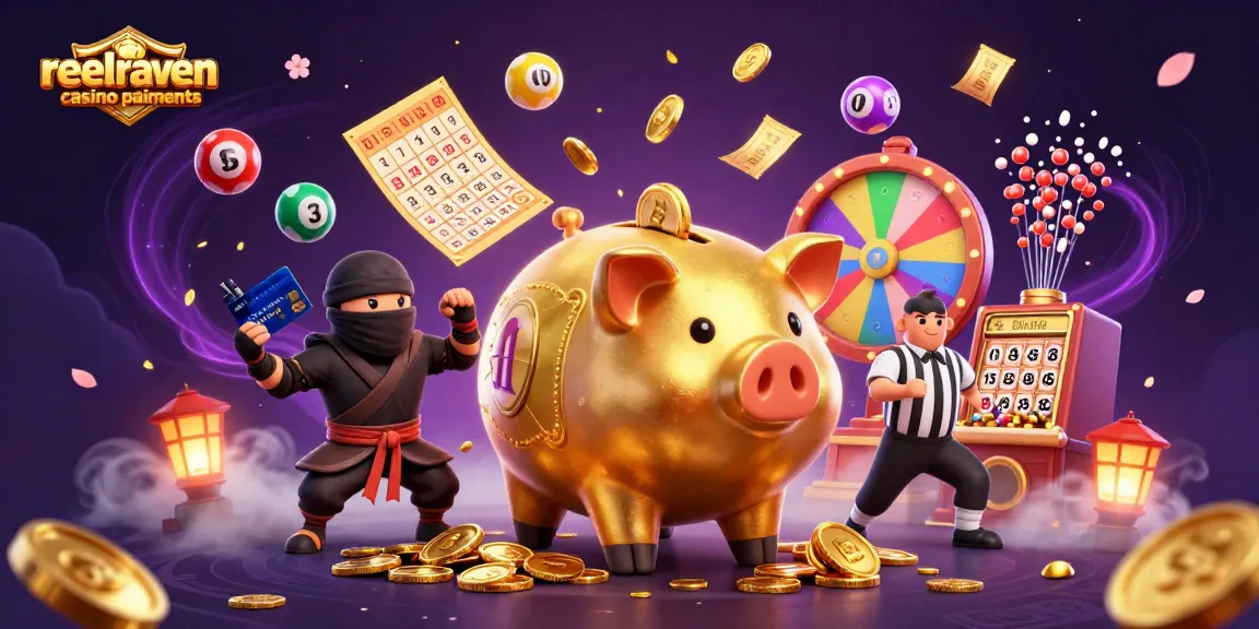 Découvrez les paiements sur ReelRaven casino, avec des personnages dynamiques et des éléments de jeu captivants.