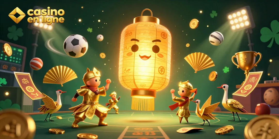 Jouez sur un casino en ligne avec un esprit lantern et des guerriers en papier.