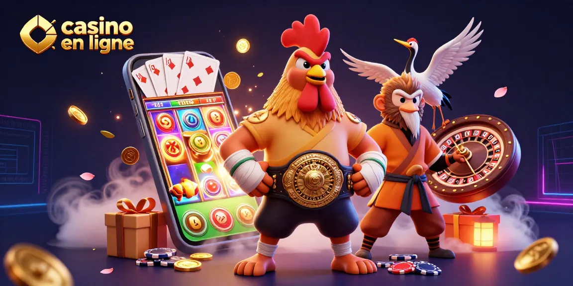 Vivez l'excitation du casino en ligne avec des personnages colorés et riches en action.