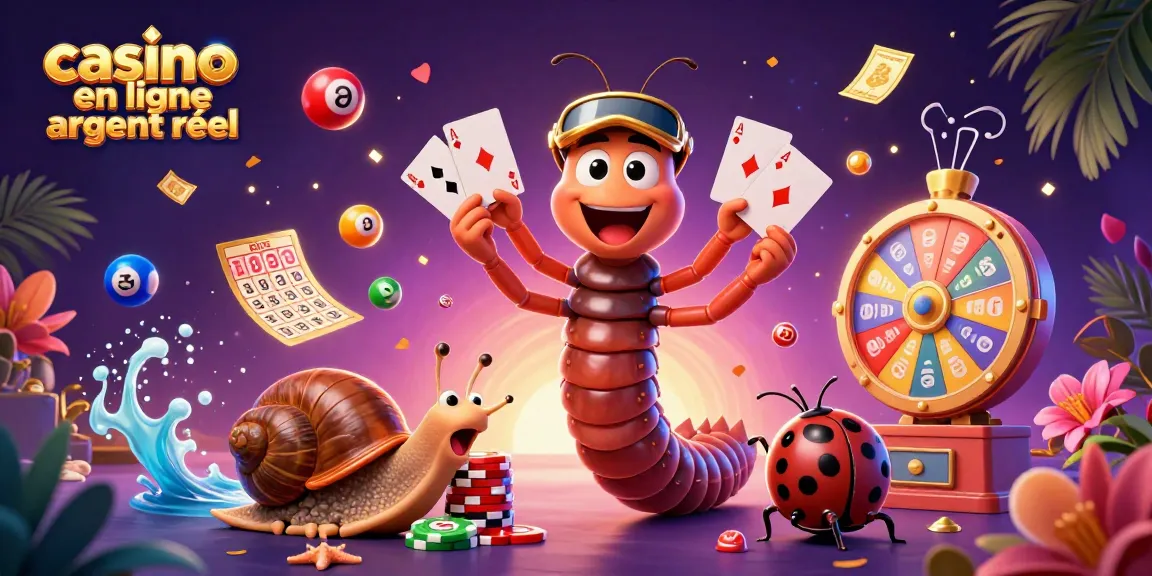 Les jeux au casino en ligne argent réel avec un personnage dealer extravagant et des éléments de loterie captivants.