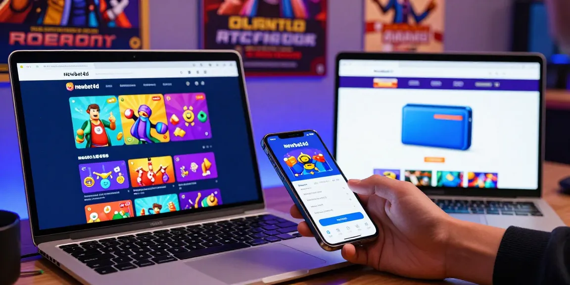 Engaging digital experience with newbet4d mobile app showing vibrant game interface and deposit options.