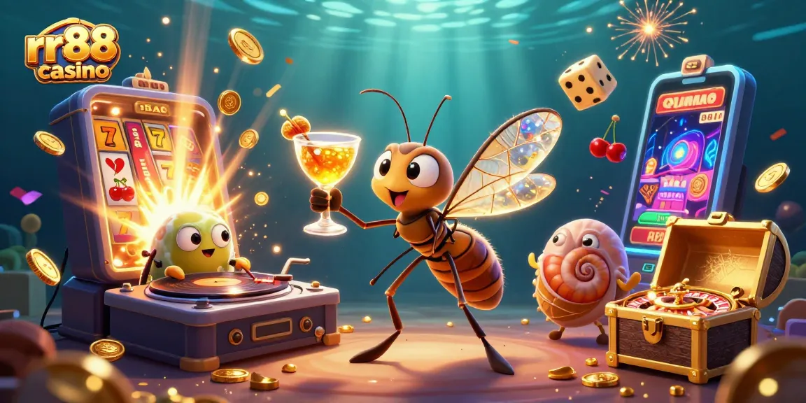 Spin to win at rr88 casino with colorful games and a unique underwater theme.