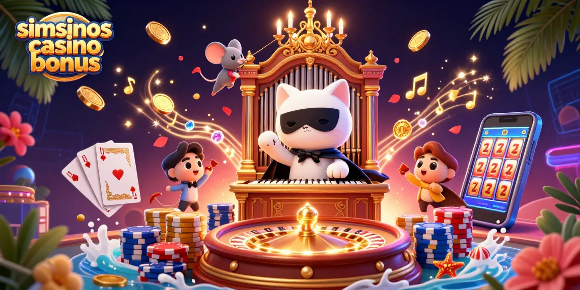 Jouez avec le bonus simsinos casino, un fantastique pack de bienvenue sans condition de mise.