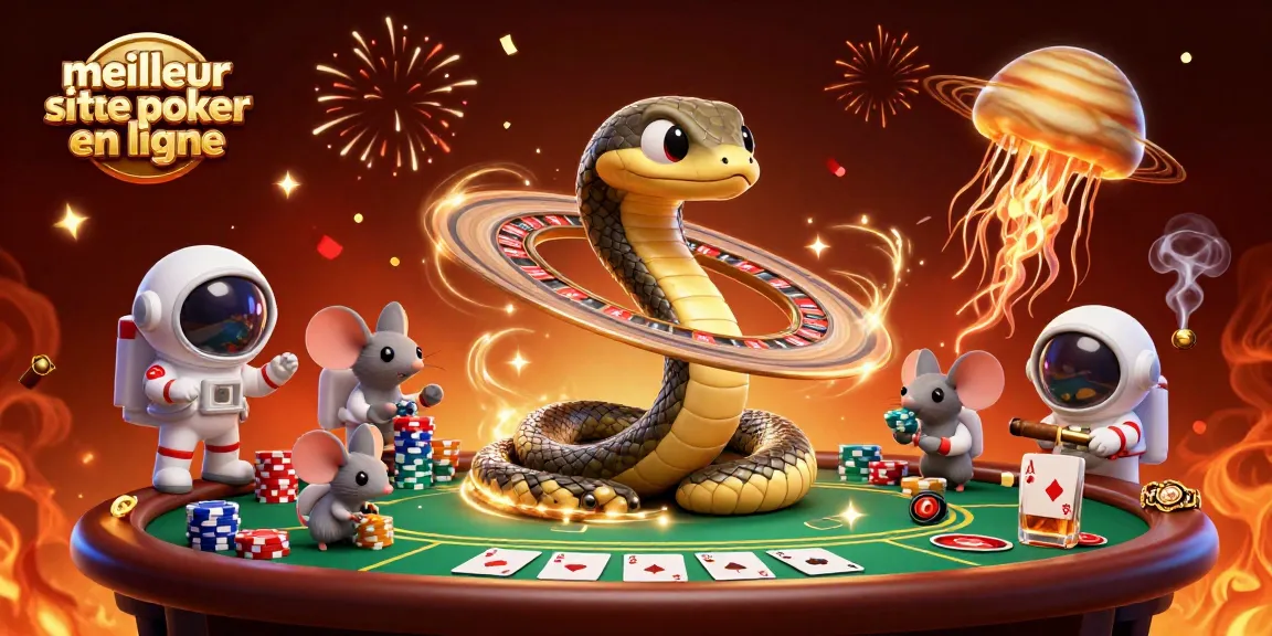 Jouer sur le meilleur site de poker en ligne avec des personnages colorés et des éléments de jeu captivants.